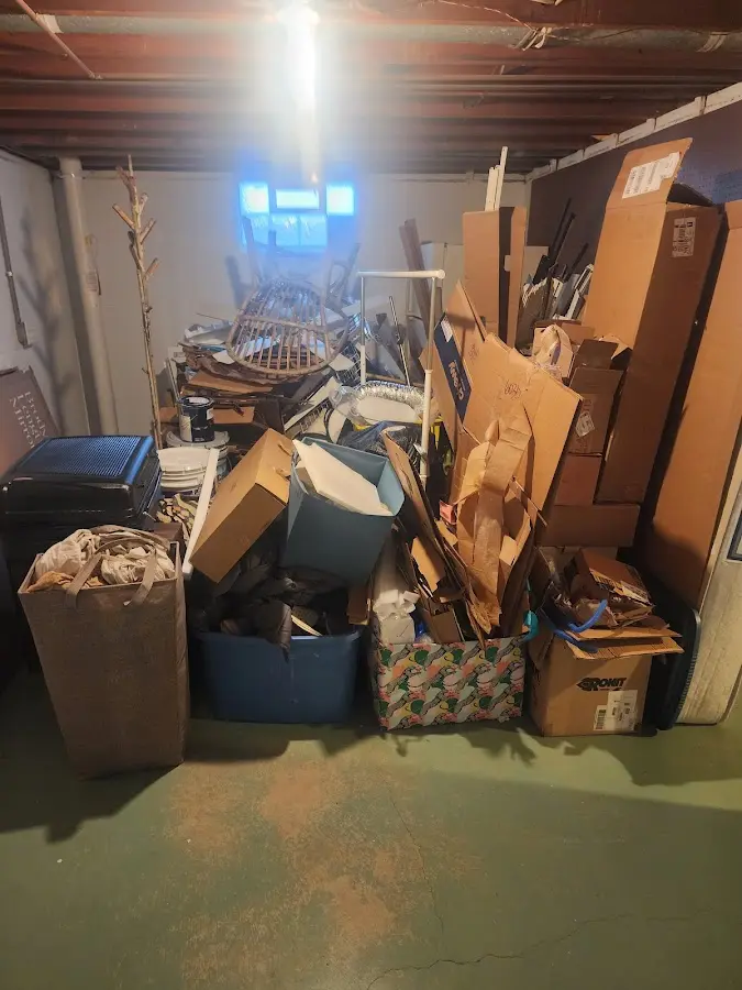 Roll-off dumpster container at job site for 20 Yard Dumpster Rental in Lake Butler